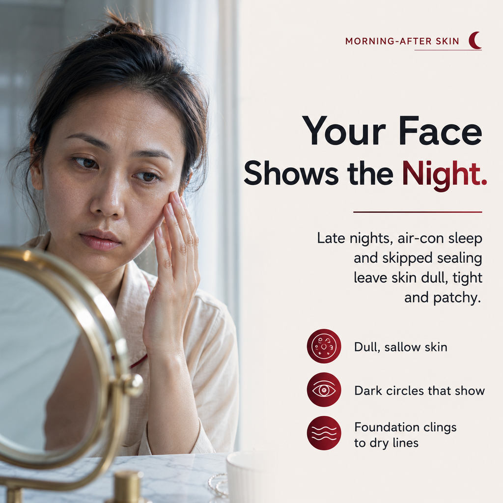 Dr.Douxi night cream late night dull tired skin pain point