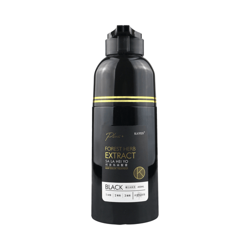 KA'FEN Sa La Hei Yo Forest Herb Extract Hair Color Treatment 400ml - 黑 Black