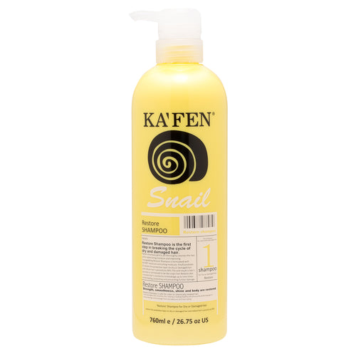 KA'FEN 蜗牛极致洗发精 760ml — 受损发质修复洗发精