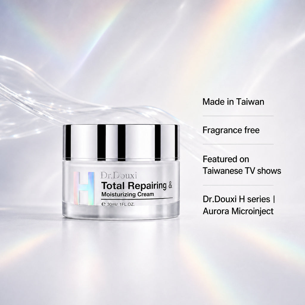 Dr.Douxi moisturizing cream made in taiwan fragrance free h series aurora microinject